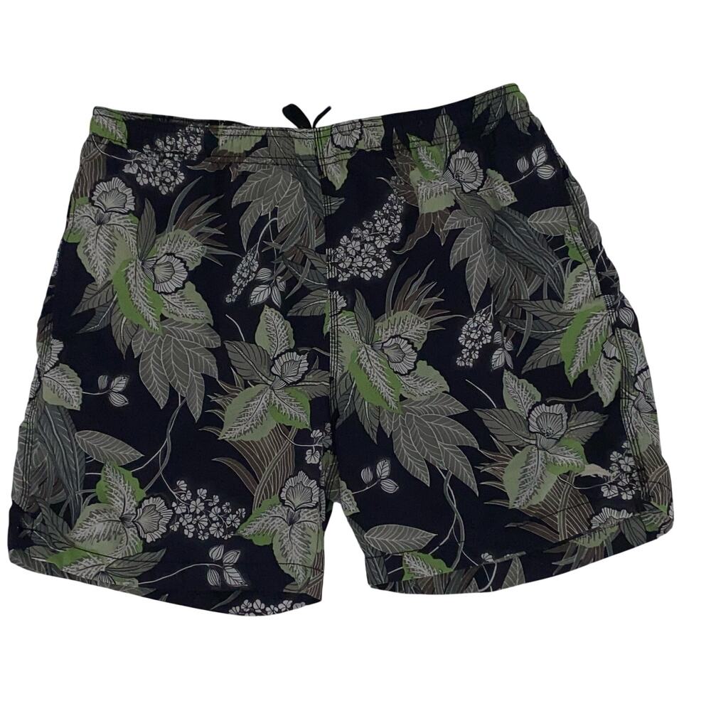 Tommy Bahama Relax Mens Hawaiian Print Swimming Trunks Large